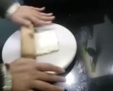 A picture of step 2 of Bread Pinwheel Pizza.