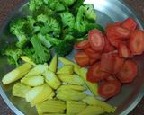 A picture of step 1 of Stir Fry Veggies.