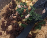 Foto del paso 5 de la receta: 176. Cuscús con manzana, hierbabuena y contramuslo de pollo (principal carne)