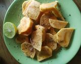 A picture of step 2 of Persimmon fruit chat.