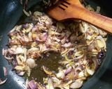 A picture of step 2 of Masalay dar baigan.