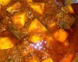 A picture of step 3 of Irish potato stew🍽.