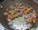 A picture of step 1 of Fresh Rose Tea.