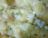 A picture of step 4 of Sabudana Vada.