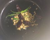 A picture of step 2 of Stir fry Karmata bhaji.