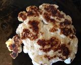 A picture of step 3 of California Farm Handmade Cottage Cheese Stuffed Omelette.