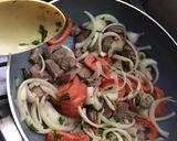 Foto del paso 5 de la receta: Carne asiento salteada con papas al horno