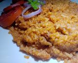 A picture of step 6 of Beef pilau.