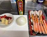 Hình bước làm 1 của món Cua tuyết xào cay 🦀