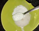 A picture of step 1 of Eggless pancake😍.