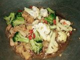 Stir-fried Tempe with vegetables