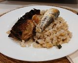 Foto del paso 7 de la receta: Arroz Integral con Alcachofas y Sardinas en lata