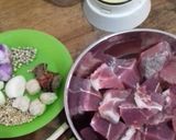 Foto langkah ke 1 dari resep Daging Bumbu aka Rendang Daging ala sunda.