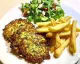 Cukkini, csicseriborsó és tonhal pogácsa 😋 recept fázis 6 fotója