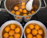Hình bước làm 3 của món Chè Mochi Khoai Lang Mật