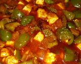 A picture of step 9 of Kadahi Paneer.