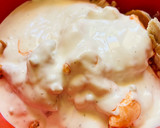 A picture of step 1 of Buffalo Chicken Pasta Salad.