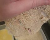 A picture of step 1 of Rosa's cotolette.