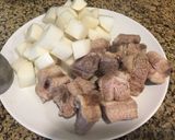 鮮甜蘿蔔排骨湯的食譜步驟1照片