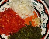 A picture of step 1 of Machaca Burritos.