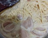 Foto langkah ke 3 dari resep Fettuccine Carbonara ala Pizza Hut.