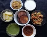 A picture of step 3 of Kochu Papri Chaat.
