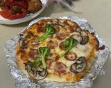 Hình bước làm 1 của món Vỏ bánh Pizza nhà làm