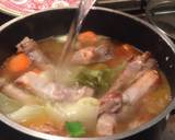 Pork rib soup with pickled mustard greens recipe step 5 photo
