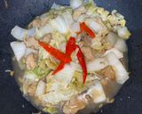รูปขั้นตอนการทำที่ 5 ของ ผัดผักกาดขาวหมู ใส่พริก