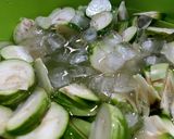 Hình bước làm 2 của món Cà dừa muối tỏi, ớt