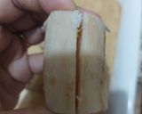 A picture of step 3 of Fried lotus roots.