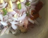 A picture of step 1 of Rashay walay chicken shami kabab.