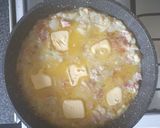 A picture of step 2 of Bubble and Squeak.