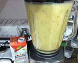 A picture of step 3 of Orange, Kiwi, and Unsweetened Almond Milk Smoothie.