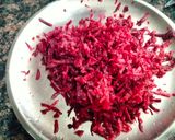A picture of step 1 of Super healthy falhari beetroot laddu.