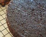 A picture of step 4 of Chocolate Cake with Fudge Frosting.