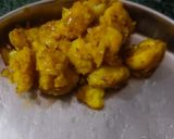 A picture of step 3 of Masala aloo.