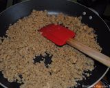 A picture of step 1 of Khoresht-e Fesenjan ( Pomegranate stew with chicken and walnut.
