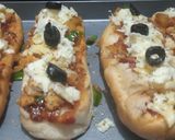 A picture of step 5 of Pizza boats.