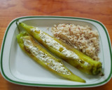 Foto del paso 4 de la receta: Chiles cristal rellenos de requesón