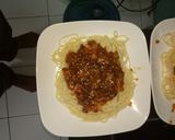 Foto langkah ke 9 dari resep Spageti saus jawa.