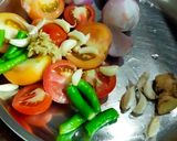 लबाबदार टमाटर बैंगन (Lababdar tamatar baingan recipe in hindi) रेसिपी चरण 2 फोटो