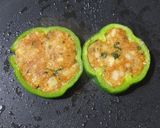 A picture of step 4 of Capsicum Tikki Chaat.