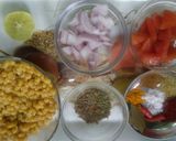 A picture of step 13 of Dal Puri with Bihar Style Dal Fry.