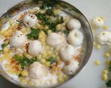 A picture of step 6 of Makhana Boondi Raita.