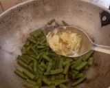 A picture of step 3 of Garlic Cluster beans.