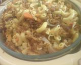 A picture of step 1 of Macaroni chicken giima.