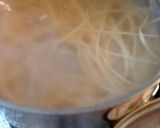 Foto del paso 1 de la receta: Fettuccini con salsa Alfredo y jamón