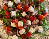 Une image de l'étape 3 de Salade de fêta, roquette.