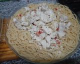 Foto del paso 8 de la receta: Pollo a la crema con fideos